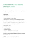 CEBS GBA 2 Practice Exam Questions With Correct Answers 
