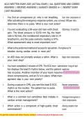 ACLS WRITTEN EXAM 2025 &lpar;ACTUAL EXAM&rpar; &vert; ALL QUESTIONS AND CORREC ANSWERS &vert; VERIFIED ANSWERS &vert; ALREADY GRADED A&plus; &vert; NEWEST EXAM &lpar;JUST RELEASED&rpar; 