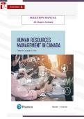 Human Resources Management in Canada &lpar;15th Edition&rpar; &ndash; Verified Test Bank & Instructor&rsquo;s Manual by Gary Dessler &lpar;Stamped&comma; All Chapters Included&rpar;