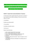 Relias Advanced Dysrhythmia Exam B Actual Exam 2026&sol;2027 &vert; 52 Questions with Verified Answers &vert; 100&percnt; Correct &vert; Pass Guaranteed