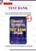 Financial Accounting&colon; Information for Decisions &lpar;10th Edition&rpar; &ndash; Verified Test Bank by John J&period; Wild &lpar;Complete Chapters Included&rpar;