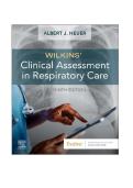 TEST BANK FOR Wilkins' Clinical Assessment in Respiratory Care 9th Edition by Albert J&period; Heuer ISBN&colon;978-0323696999 COMPLETE GUIDE WITH RATIONALES 100&percnt; VERIFIED A&plus; GRADE ASSURED&excl;&excl;&excl;&excl;&excl;NEW LATEST UPDATE&excl;&excl;&excl;&excl;&excl;
