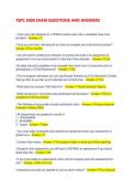 TEPC 5000 EXAM QUESTIONS AND ANSWERS
