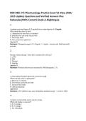 BSN HESI 315 Pharmacology Practice Exam V2 &lpar;New 2024&sol;  2025 Update&rpar; Questions and Verified Answers Plus  Rationales&vert;100&percnt; Correct&vert; Grade A-Nightingale 