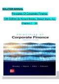 Solution Manual for Principles of Corporate Finance 14th Edition by Richard Brealey&comma; Stewart Myers&comma; Franklin Allen and Alex Edmans&comma; Complete Chapter 1 - 34 &vert; Newest Version