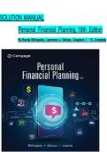 Solution Manual for Personal Financial Planning 15th Edition by Randy Billingsley&comma; Lawrence J&period; Gitman &vert; Complete Verified Chapter's &vert;