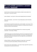 Bio 1113 prelabs questions n answers rated A&plus; 2025&sol;2026