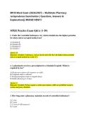 MPJE Mock Exam &lpar;2026&sol;2027&rpar; &ndash; Multistate Pharmacy  Jurisprudence Examination &vert; Questions&comma; Answers &  Explanations&vert;&vert; BRAND NEW&excl;&excl;&excl;