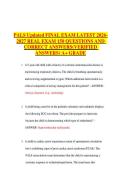 PALS Updated FINAL Exam 2026&ndash;2027 &vert; Real Exam Questions &lpar;150&rpar; &plus; Verified Correct Answers &vert; A&plus; Grade
