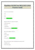 Pipefitter NCCER Test MCQ 2025-2026 Practice Guide