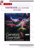 Genetics&colon; Essentials &ndash; Concepts and Connections &lpar;5th Edition&rpar; &ndash; Verified Test Bank by Benjamin A&period; Pierce &lpar;All Chapters Included&rpar;