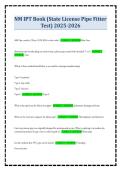 NM IPT Book &lpar;State License Pipe Fitter Test&rpar; 2025-2026