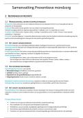 Samenvatting -  Preventieve mondzorg