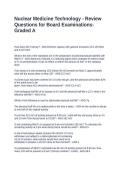 Nuclear Medicine Technology - Review Questions for Board Examinations-Graded A