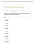 ASVAB Math Question and answers 