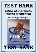 Test Bank &mdash; Legal and Ethical Issues in Nursing&comma; 6th Edition &mdash; Ginny Wacker Guido &vert; All Chapters&period;