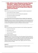 D515 &ndash; Healthcare Financial Management Examination Preparation &lpar;2026 Edition&rpar; &mdash; Healthcare Finance Principles&comma; Budgeting & Forecasting&comma; Financial Statements&comma; Cost Analysis&comma; Revenue Cycle Management&comma; Capital Financing & Strategic Decision-Making with Verif