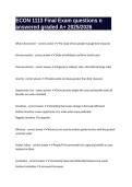 ECON 1113 Final Exam questions n answered graded A&plus; 2025&sol;2026