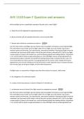 AVS 1510 Exam F Question and answers 