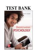 TEST BANK for Understanding Psychology&comma; 15th Edition by Feldman complete &vert; Chapter 1-17 Answers are at the end of Each chapter