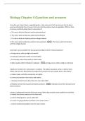 Biology Chapter 4 Question and answers 