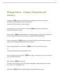 Biology Honors - Chapter 4 Question and  answers 
