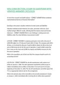 WGU D366 SECTION 2 EXAM 93 QUESTIONS WITH VERIFIED ANSWERS 2025&sol;2026&comma;100&percnt;CORRECT