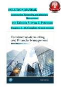 SOLUTION MANUAL Construction Accounting and Financial Management&comma; 4th Edition &lpar;Chapters 1&ndash;18&rpar;