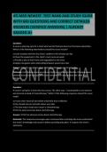 ATI MED NEWEST  TEST BANK AND STUDY GUIDE WITH 600 QUESTIONS AND CORRECT DETAILED ANSWERS &lpar;VERIFIED ANSWERS&rpar; &vert; ALREADY GRADED A&plus; 