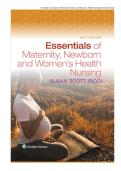 Test Bank&colon; Essentials of Maternity&comma; Newborn&comma; and Women&rsquo;s Health&comma; 6th Edition by Susan Ricci - All Chapters and Rationals Included