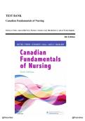  Test Bank -  Canadian Fundamentals of Nursing 6th Edition by Potter &vert; All Chapters 1-48&period;