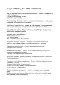 IS 301 EXAM 1 QUESTIONS & ANSWERS