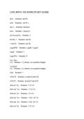 UVIC MATH 100 EXAM STUDY GUIDE