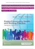 Public&sol;Community Health and Nursing Practice&colon; Caring for Populations &ndash; Test Bank &lpar;Chapters 1&ndash;22&rpar;&comma; 3rd Edition&comma; Complete Exam Practice Material