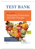 Updated Test Bank for Williams&rsquo; Essentials of Nutrition and Diet Therapy&comma; 12th Edition