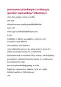 journey men plumbing test written gas question exam with correct answers 