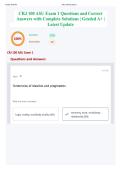 CRJ 100 ASU Exam 1 Questions and Correct Answers with Complete Solutions &vert; Graded A&plus; &vert; Latest Update  