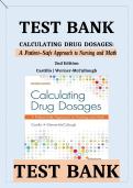 Test Bank For Calculating Drug Dosages A Patient-Safe Approach to Nursing and Math 2nd Edition by Castillo Chapter 1 - 22 Complete