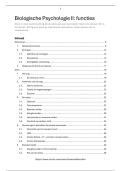 Uitgebreide samenvatting Biologische Psychologie 2&colon; Functies &lpar;VUB&rpar; - 14&sol;20