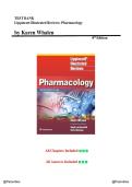 Test Bank -  Lippincott Pharmacology Illustrated Reviews 8th Edition by Karen Whalen &vert; All Chapters 1-48&period;