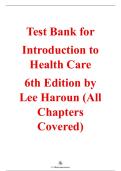 Introduction to Health Care&comma; 6th Edition &ndash; Lee Haroun&comma; Dakota Mitchell&comma; Kaylyn Grammater &ndash; ISBN 9780357936498 &ndash; Complete Test Bank &lpar;All Chapters Covered 1&ndash;23&rpar;