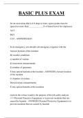 BASIC PLUS EXAM QUESTIONS AND ANSWERS 2026