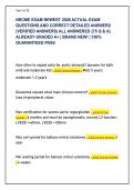 NRCME EXAM NEWEST 2026 ACTUAL EXAM  QUESTIONS AND CORRECT DETAILED ANSWERS  &lpar;VERIFIED ANSWERS&rpar; ALL ANSWERED &lbrace;75 Q & A&rcub;  ALREADY GRADED A&plus; &vert; BRAND NEW&excl; &vert; 100&percnt;  GUARANTEED PASS 