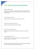 TCCC Tier3 Exam with precise detailed solutions