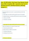 Econ 104 Bill Goffe&comma; Final Exam Prep Newest Actual  Exam With Complete 280&plus; Questions And Correct  Detailed Answers &lpar;Verified Answers&rpar; &vert;Already  Graded A&plus; 