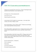 CMC-TCCC Exam with accurate detailed answers