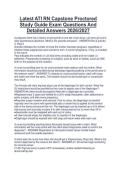 Latest ATI RN Capstone Proctored  Study Guide Exam Questions And  Detailed Answers 2026&sol;2027