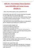NUR 210 &ndash; Final Multiple Choices Questions  Latest 2025&sol;2026 with Correct Answers  GRADED A&plus;