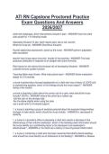 ATI RN Capstone Proctored Practice  Exam Questions And Answers  2026&sol;2027