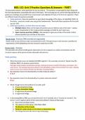 BIOL 112 Unit 2 Practice Exam &vert; Molecular Biology&colon; DNA&comma; Transcription & Translation &vert; Bacterial vs Eukaryotic Comparison &vert; Verified Answers 2026